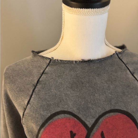 Don't Ask Why Destroyed Sweatshirt Boxing gloves   Crop length Size L - Picture 2 of 8